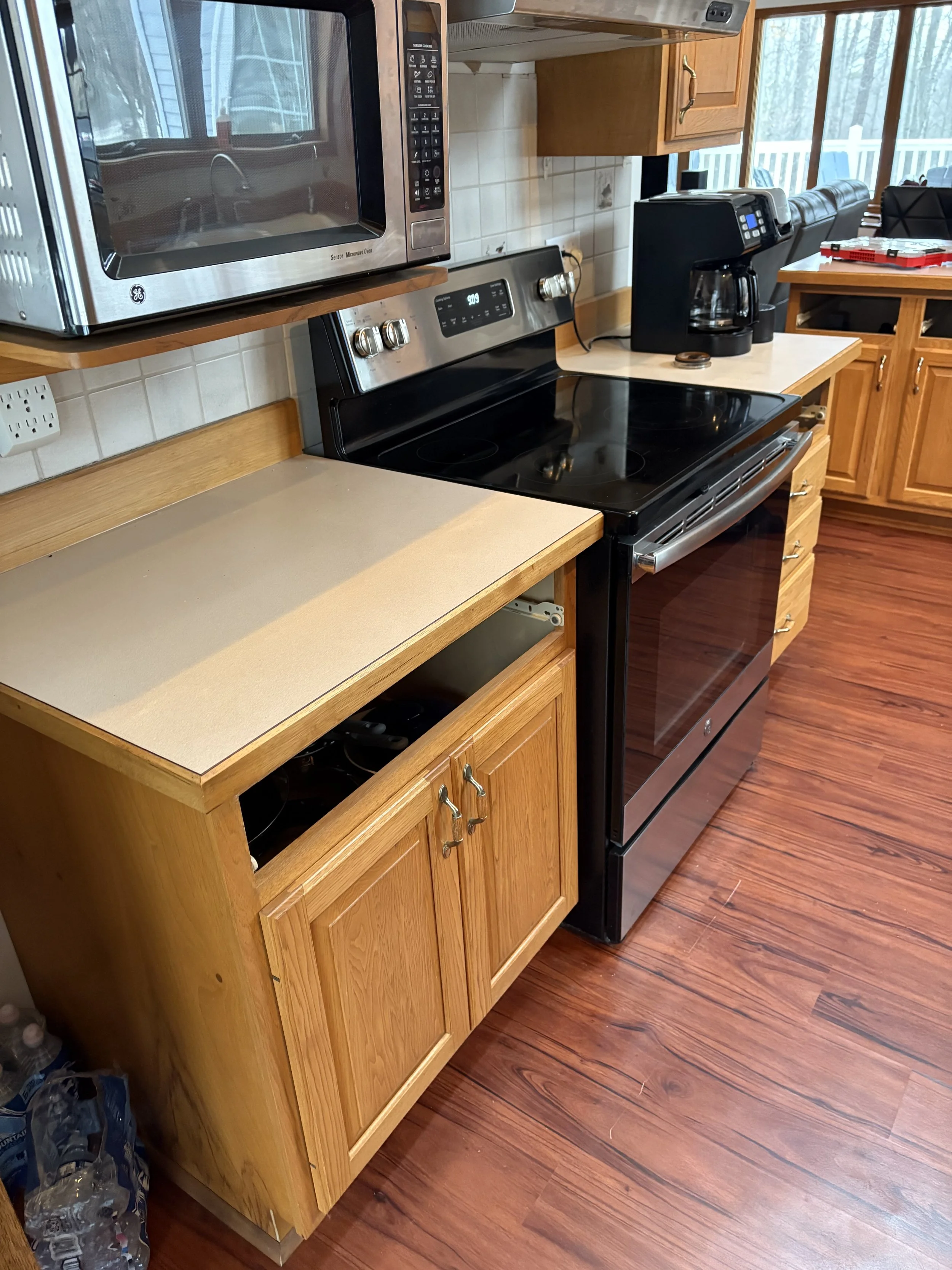 Kitchen before improvement
